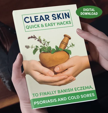 Clear Skin ebook — free KlaroNail bonus for eczema, psoriasis, cold sores